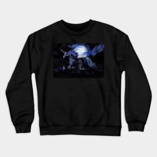 Unicorn by Moon Crewneck Sweatshirt